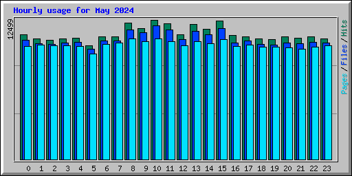 Hourly usage for May 2024